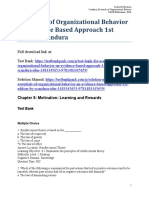 Essentials of Organizational Behavior An Evidence Based Approach 1st Edition Scandura Test Bank Download