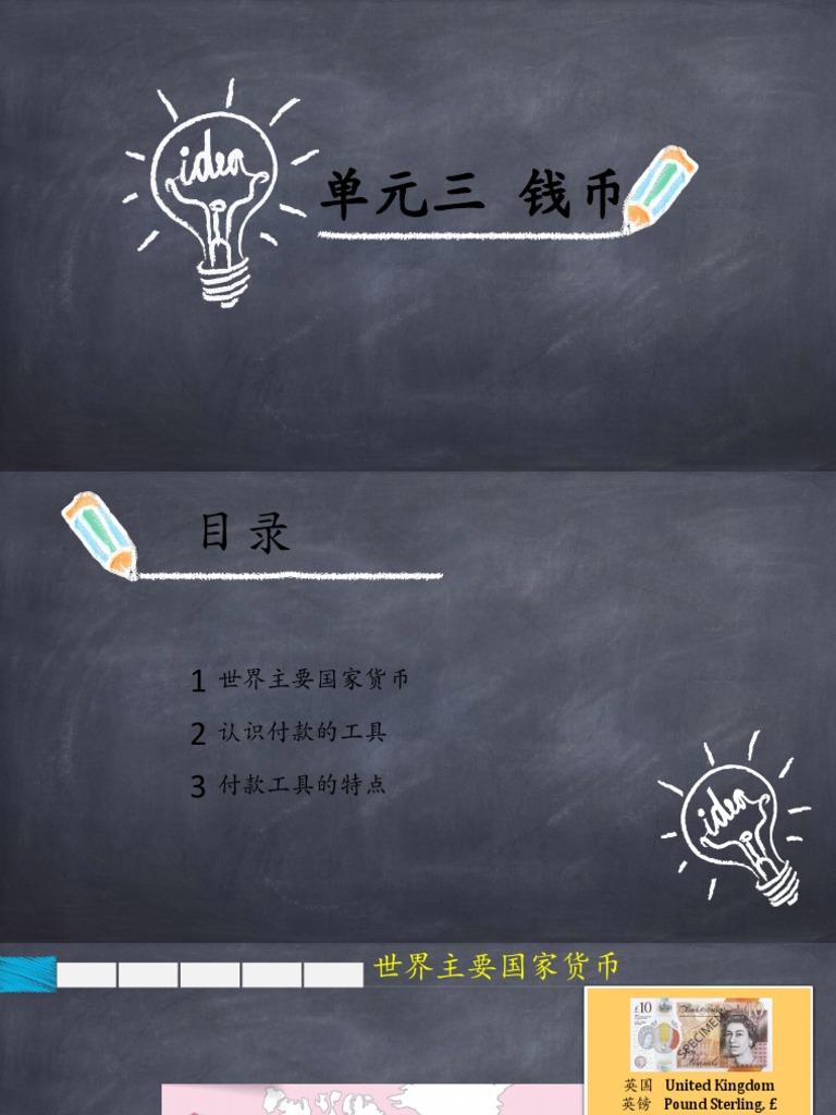 单元三世界主要国家货币付款工具（20 8 22） | PDF