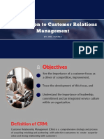 Introduction To Customer Relations Management