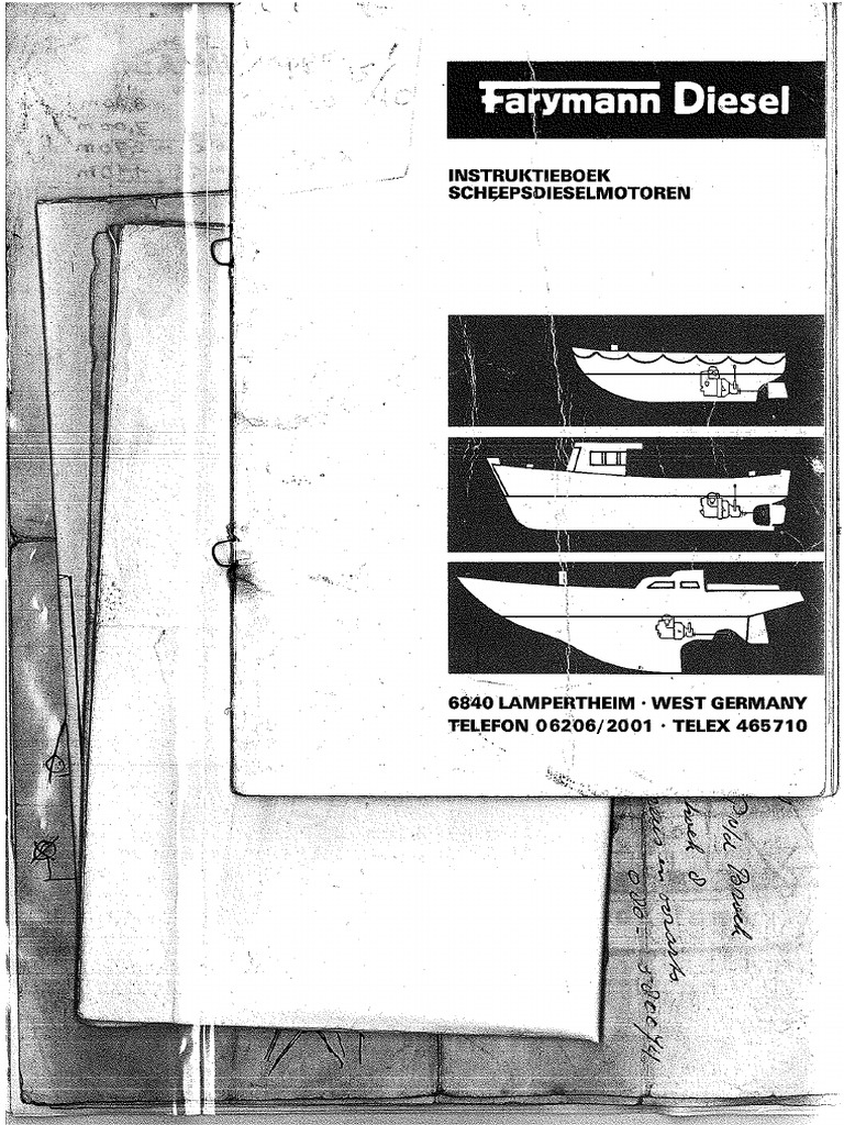 Farymann Marine Diesel Engines Manual (1) PDF