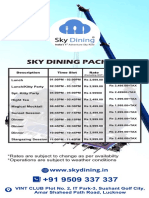 Skydining Lucknow Packages