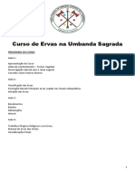 Apostila Curso de Ervas Na Umbanda Sagrada - Aula 01