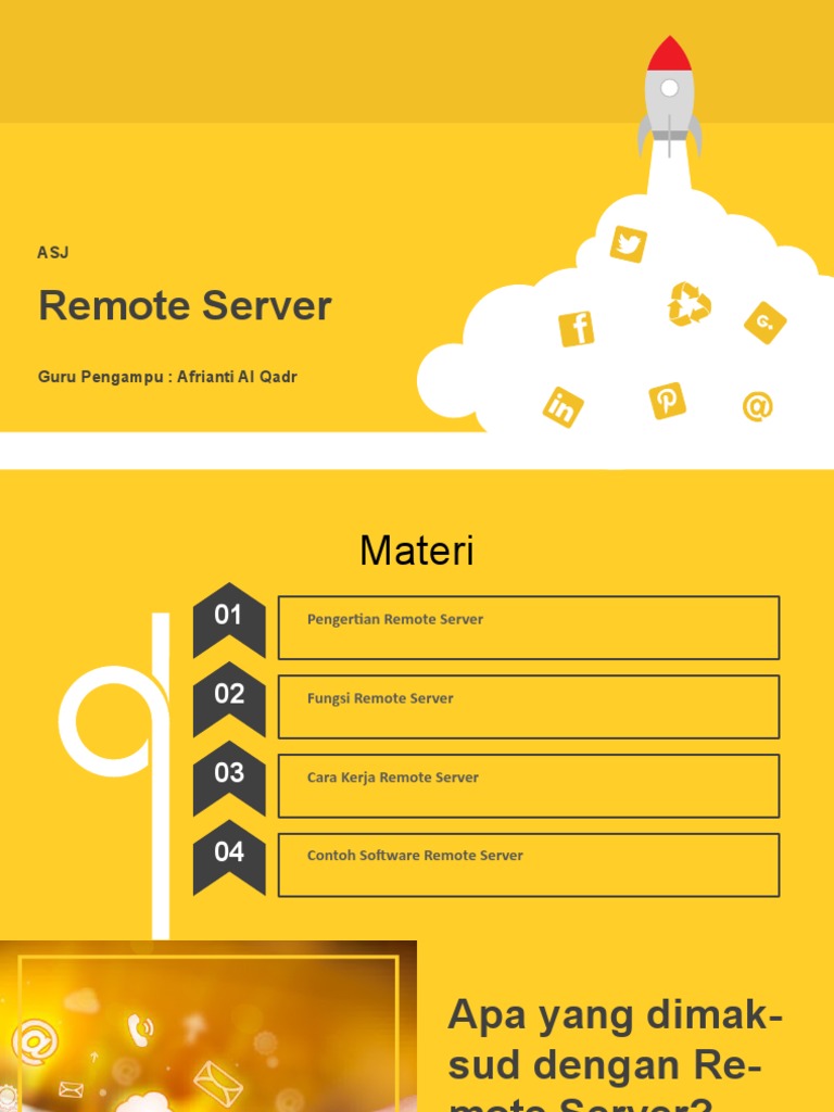 Fungsi dan Manfaat Remote Server | PDF