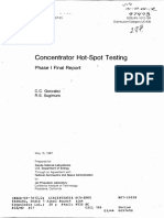 Concentrator Hot-Spot Testing: Phase