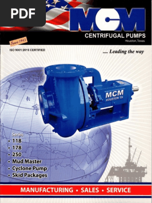 MCM Centrifugal Pump Catalog