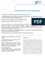 Contrecoup Epidural Hematoma