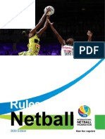 Inf - Netball Rule Book Manual 2020