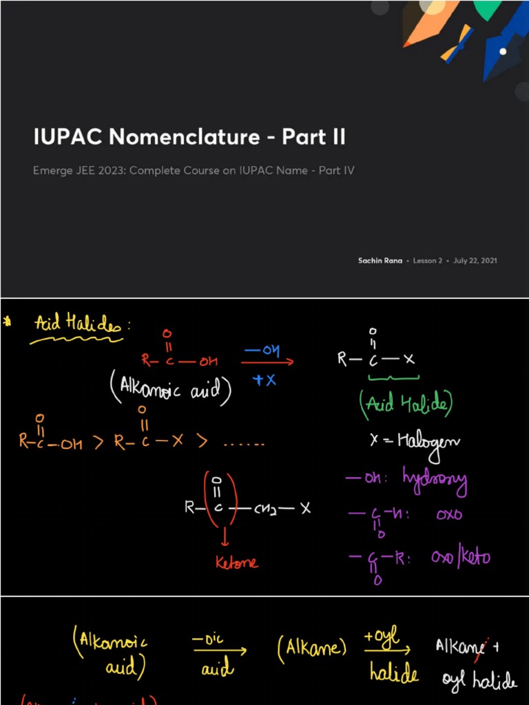 IUPAC Nomenclature | PDF