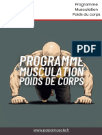 Programme Musculation Poids Du Corps PDF