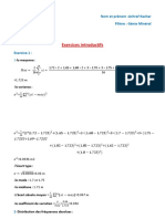 Exercices Introductifs (Kachar Achraf)