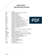 EGNOS Abbreviations & Acronyms 2003