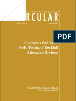 Colorado's Full-Scale Field Testing of Rockfall Attenuator Systems