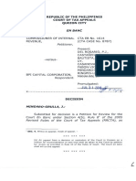 Cta - Eb - CV - 01614 - D - 2018jul31 - Ass - No Loa in en Banc Decision