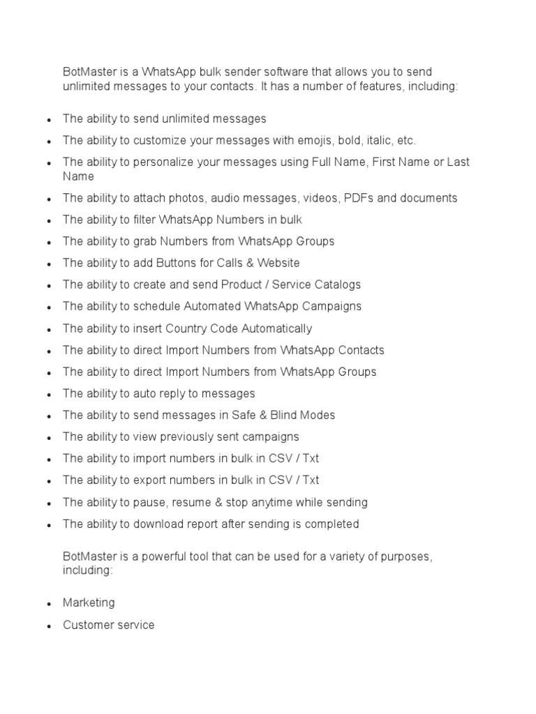 Bot | PDF