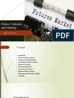 Future Contracts and Markets