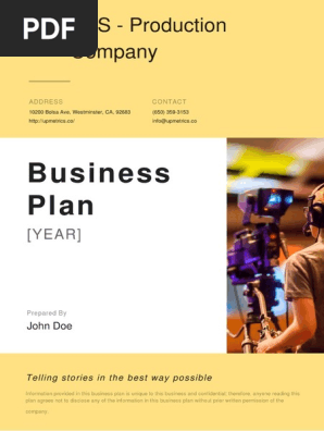 Production Company Business Plan