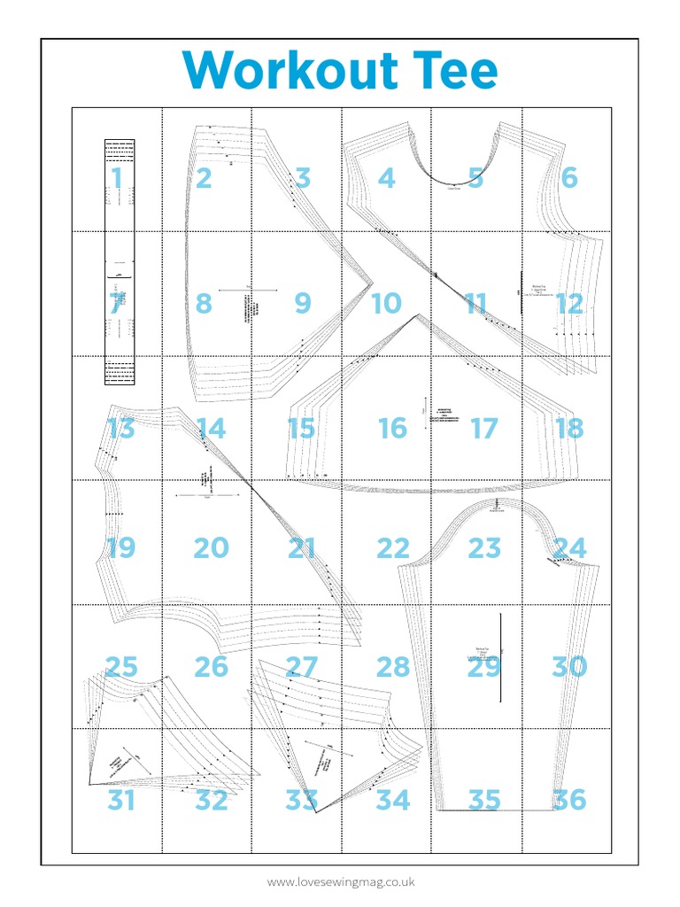 Workout Top Sewing Pattern Guide | PDF
