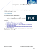 Objectifs Du TD:: Mise en Place Et Exploitation D'Une Solution Cloud Open Source Pour L'Iot