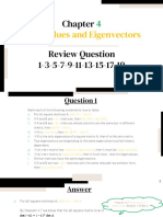 Linear - Algebra - Chapter4 Eigenvalues and Eigenvectors