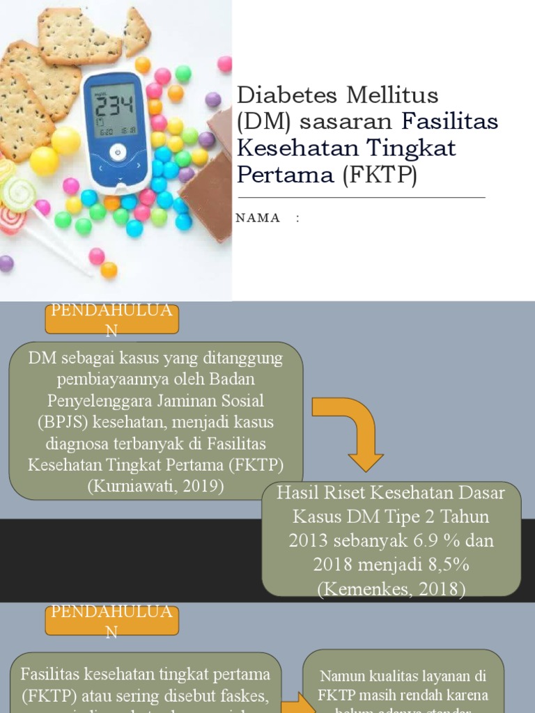 Kebijakan Pengendalian Diabetes di FKTP | PDF
