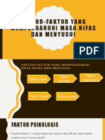 Faktor-Faktor Yang Mempengaruhi Masa Nifas Dan Menyusui