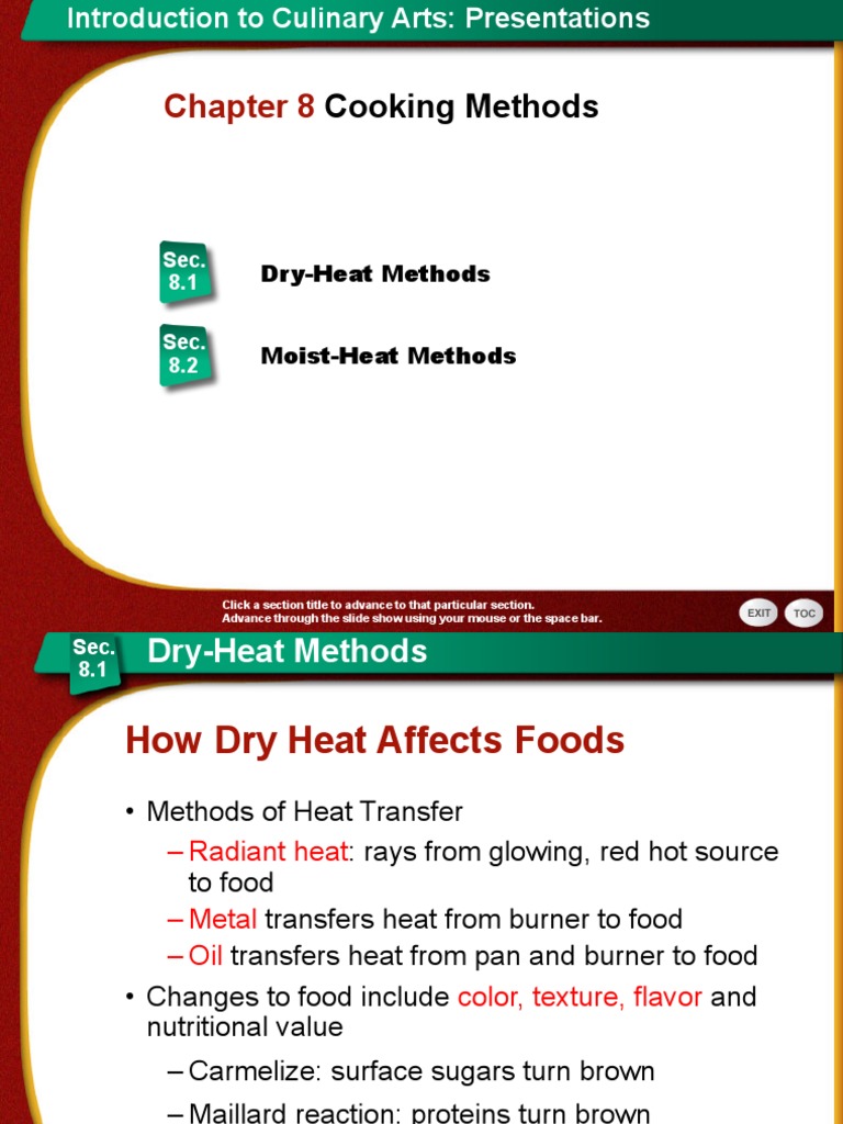 Week08_Dryheat Cooking, Meat and Poultry PDF