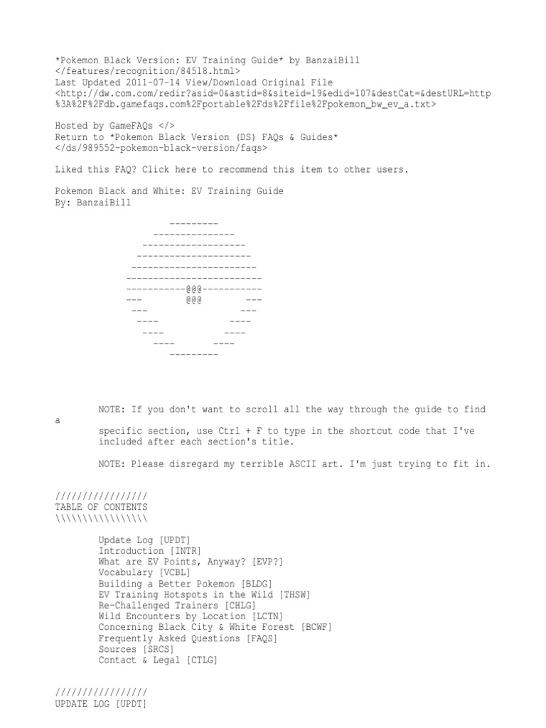 Pokemon white ev training hotspots