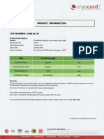 Cytokine Product Information Sample