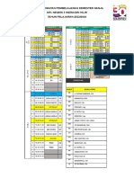 Jadwal Kegiatan Pembelajaran Semester Ganjil