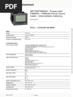 PowerLogic PM8000 Series - METSEPM8240