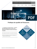 Éclairage public _ Solutions _ Éclairage _ Travaux électriques _ Affaires _ Panasonic Monde