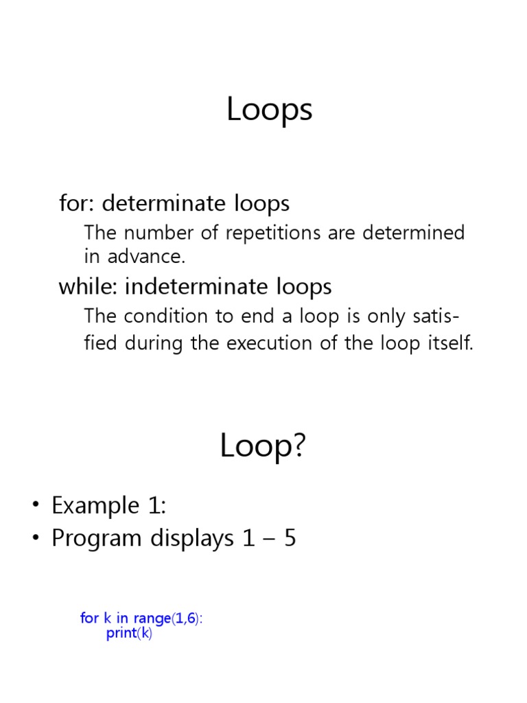 3-4 For Loop | PDF
