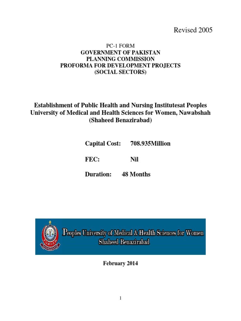 Establishment of Nursing & Public Health Institutes | PDF