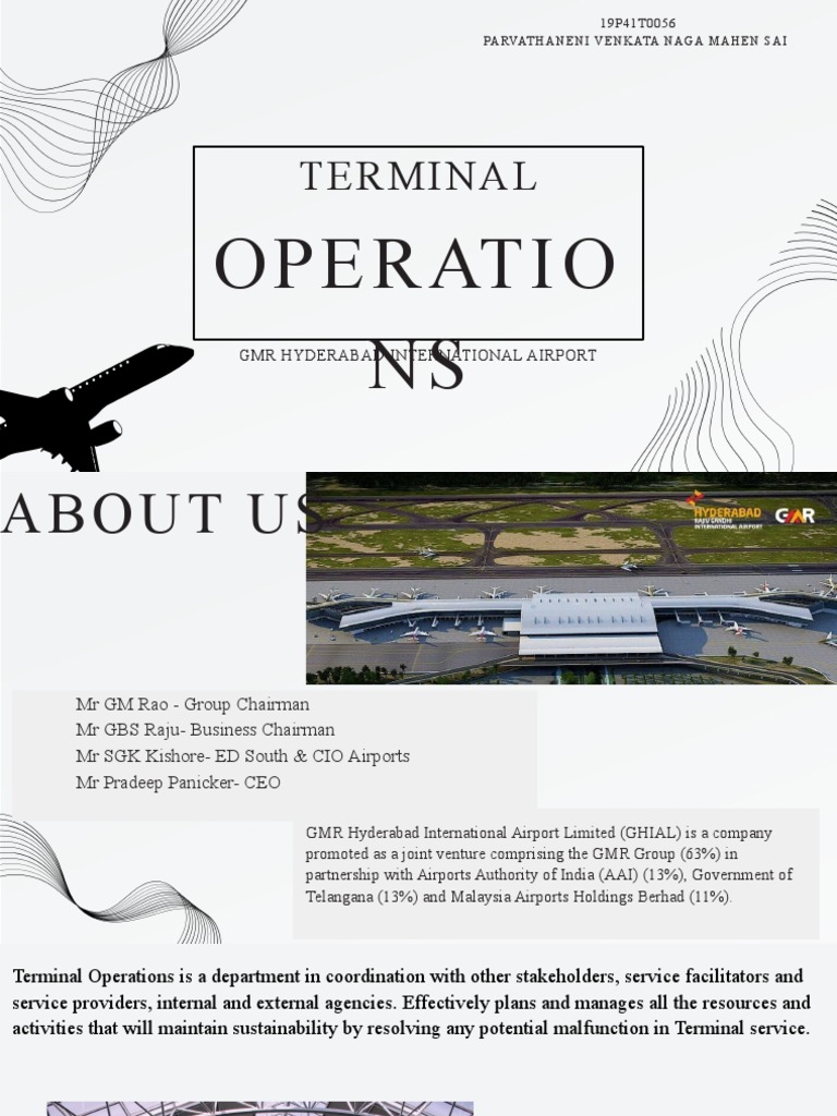 GMR Hyderabad Airport Terminal Operations | PDF