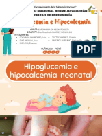 Hipoglucemia e Hipocalcemia