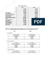 Ratio Analysis Activity