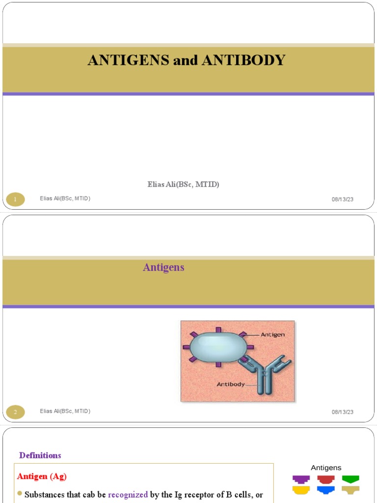 3. Antigen and Antibody PDF