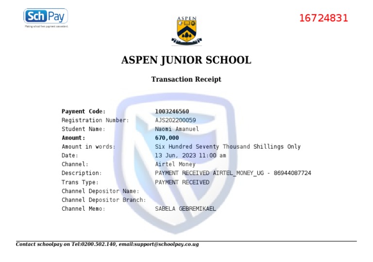 Trans - Reciept 2023 06 13 - 09 - 07 Am | PDF