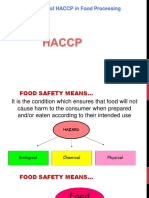 HACCP Implementation