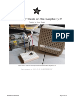 Speech Synthesis On The Raspberry Pi