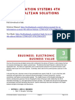 M Information Systems 4th Edition Baltzan Solutions Manual 1