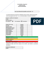 Matriz para Evaluación de Riesgo de Covid - 19