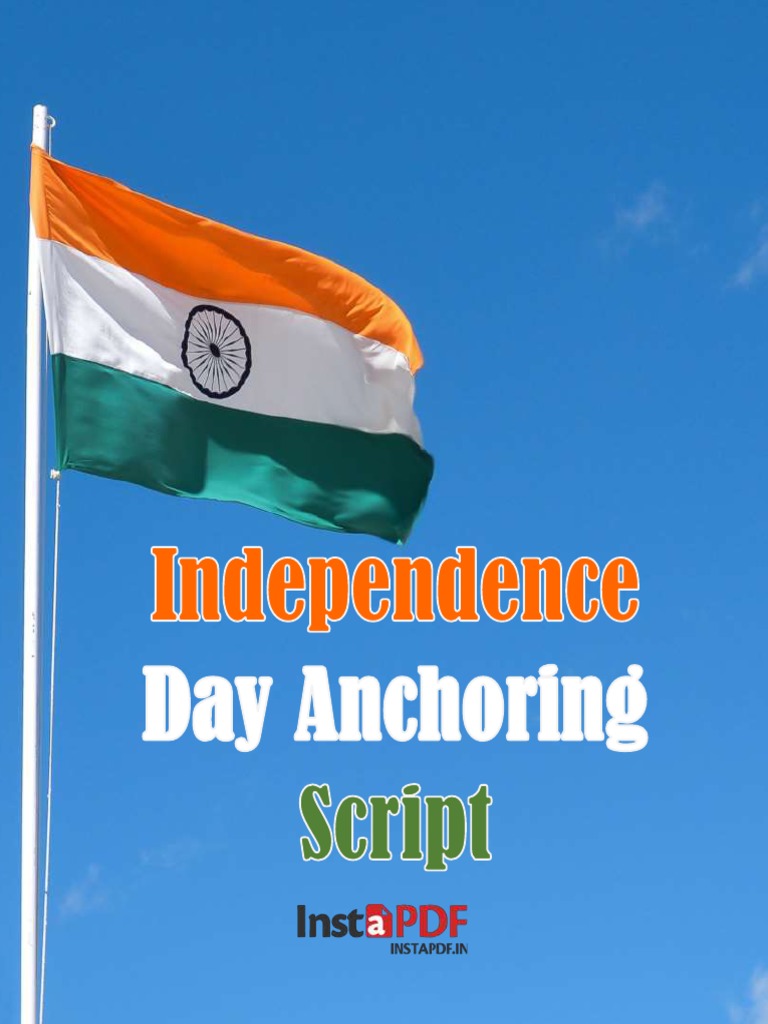 Instapdf - in Independence Day Anchoring Script English 826 | PDF ...