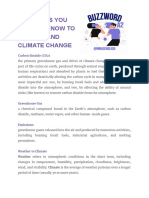 Key Terms Climate Change