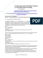 Macroeconomics 6th Edition Hubbard Test Bank 1