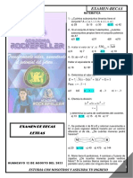 Examnen de Becas - Letras - Jauja