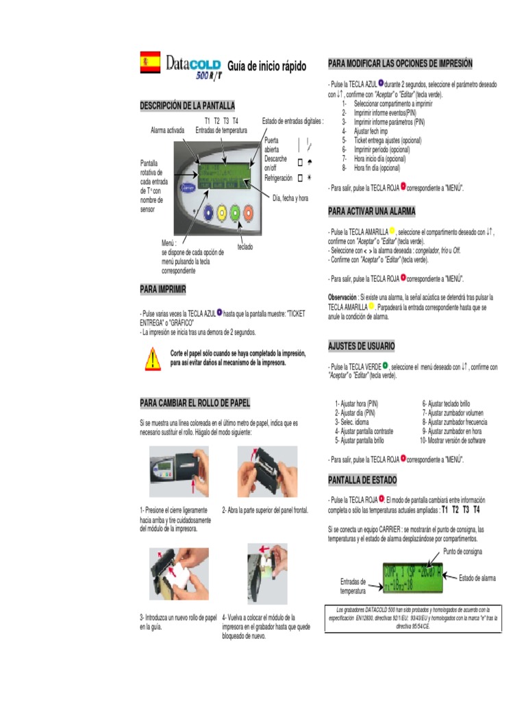 DataCOLD 500 Quick Start | PDF