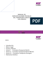 Manual Especificaciones Tecnicas Transporte Suburbano