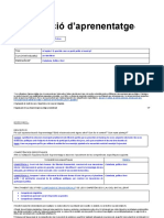 Graella Programació - Situació D'aprenentatge