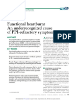 Functional Heartburn. An Underrecognized Cause of PPI-refractory Symptoms 2019